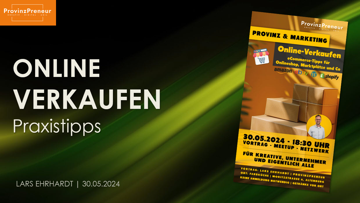 Vortrag: Online verkaufen